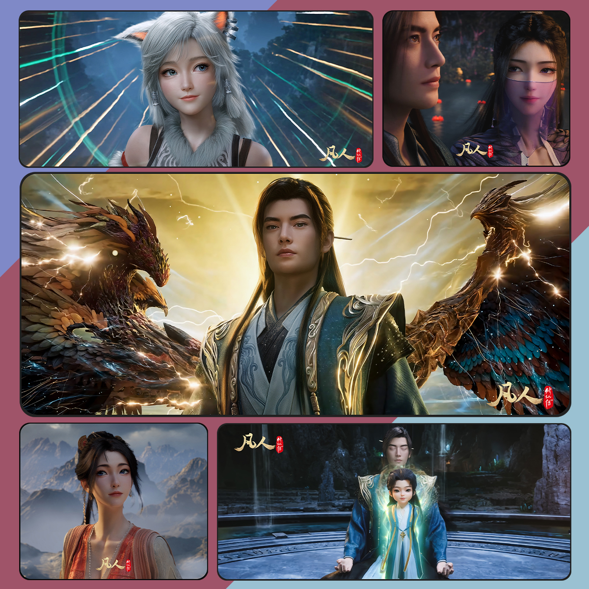 Customized mouse pad around Mortal Comics