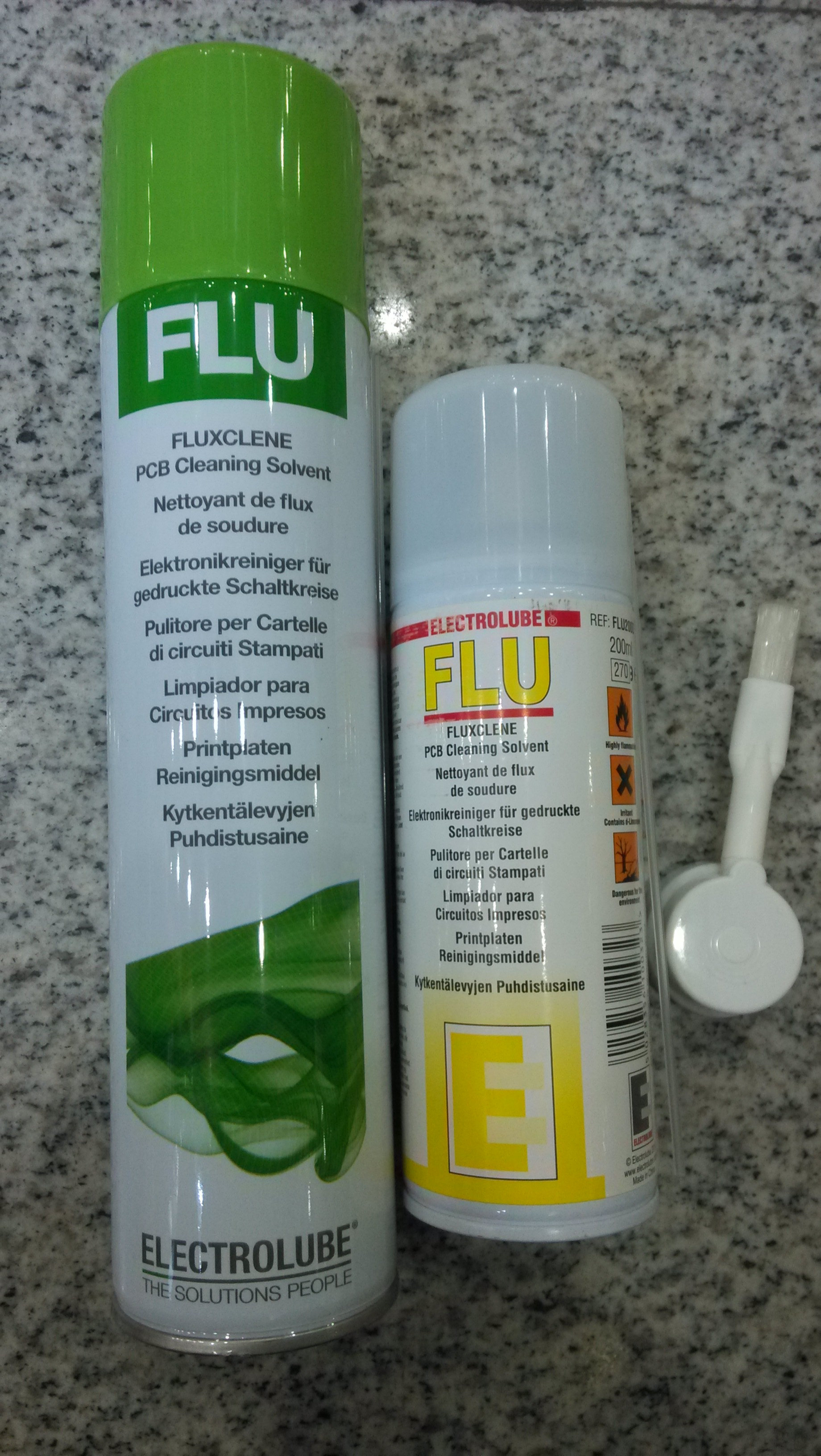 British ELECTROLUBE ELECTROLUBE High FLU200D 400D Strong Electric Circuit Board Cleaner made in the UK