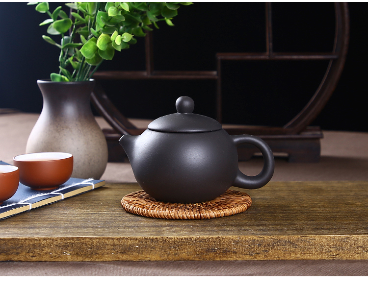 Bộ nồi Zisha thủ công Xi Shi nồi nhỏ 捡 rò rỉ bộ lọc trà đơn nồi gốm đặt bộ gốm - Trà sứ ly uống trà