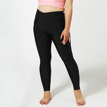 Long legged swimming trunks ladies large size trousers thin fat mm sister high waist Quick Dry Sunscreen and fertilizer waterproof female diving pants