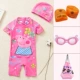 Đồ bơi trẻ em Cô gái Xiêm Boxer Bé Phim hoạt hình dễ thương Cô gái bên bờ biển Spa Bơi Bộ đồ bơi