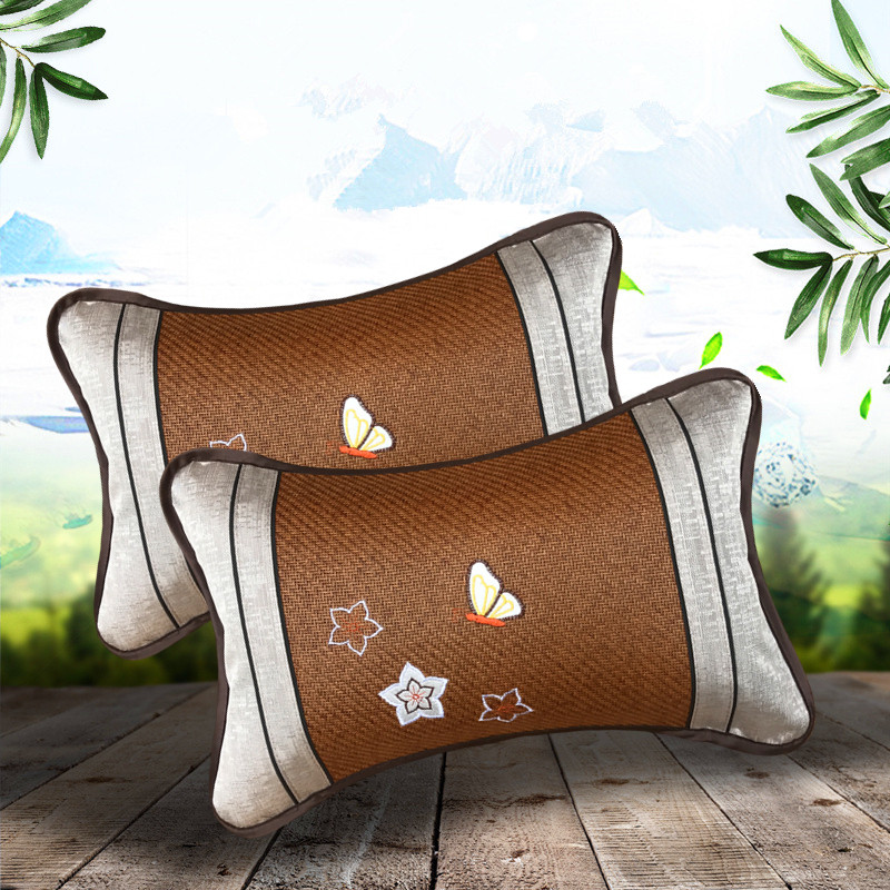 Summer cool pillow bamboo cool pillow adult summer mahjong piece cool mat ice silk pillow cool single student tea pillow