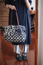 moumo southern independent studio Minagawa Akira tile dear swallow patchwork panini leather bag with shoulder bag