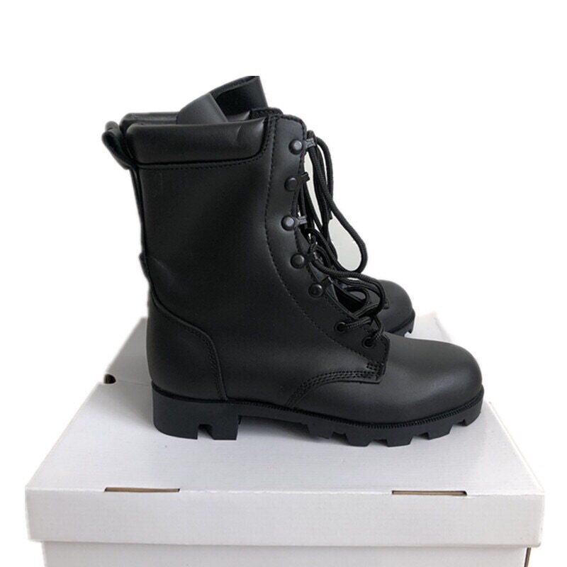 Panama bottom layer cowhide full leather jungle boots men's and women's special forces combat boots military fans outdoor hiking shoes desert boots