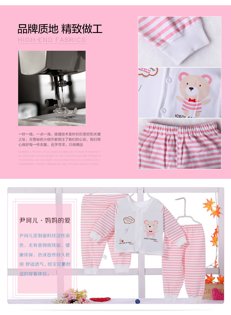 Coffret cadeau pour bébé - vêtements ICEOL Trois pièces - Ref 1957988 Image 15