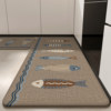 Kitchen floor mats are non-slip, wear-resistant and dirt-resistant