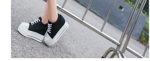 Giày vải đế thấp 2018 nữ mùa hè Học sinh Hàn Quốc tăng giày nữ đế mềm đế trắng dày đế giày đơn mẫu giầy nữ đẹp