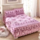 Cotton trải giường bông trải giường đơn mảnh bông 1,5 m 1,8m2.0m ​​giường cộng với bông đệm giường loại bảo vệ ga giường có viền