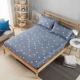 Bông khăn trải giường giường công thức Li một đơn mảnh giường gác 1,5m bụi 1.8m bông vỏ bọc cho một chiếc giường làm bằng séc giường - Trang bị Covers ga chun trải giường	