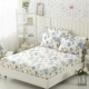 Bông khăn trải giường giường công thức Li một đơn mảnh giường gác 1,5m bụi 1.8m bông vỏ bọc cho một chiếc giường làm bằng séc giường - Trang bị Covers ga chun trải giường	