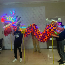 Nightclub Bar KTV luminous dragon dance dragon dance lion props LED luminous wine dragon luminous lion atmosphere props