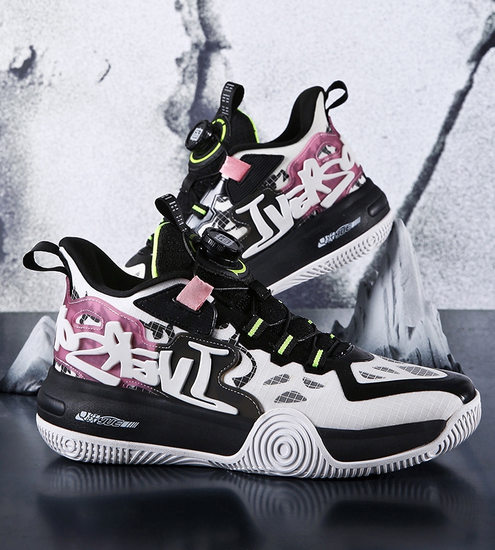 Iverson/Iverson Basketball Shoes Men's Low-Top Official Spring and Autumn Rotating Buckle Student Guard Wear-Resistant Sports Shoes