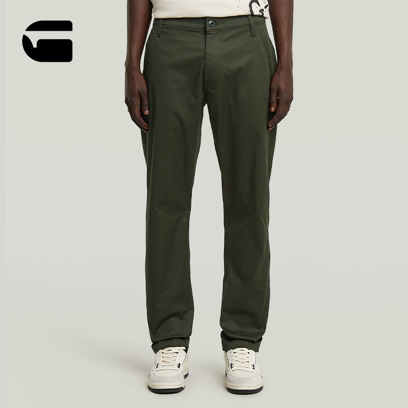 G-STAR RAW Morry 春秋用 シンプルテーパードチノカジュアルパンツ、通勤に最適な万能でスタイリッシュなデザイン D26400