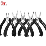 Длинное ювелирное украшение ручной работы из нержавеющей стали, плоскогубцы с игольчатыми наконечниками, китайская шпилька, комплект с бусинами, «сделай сам»