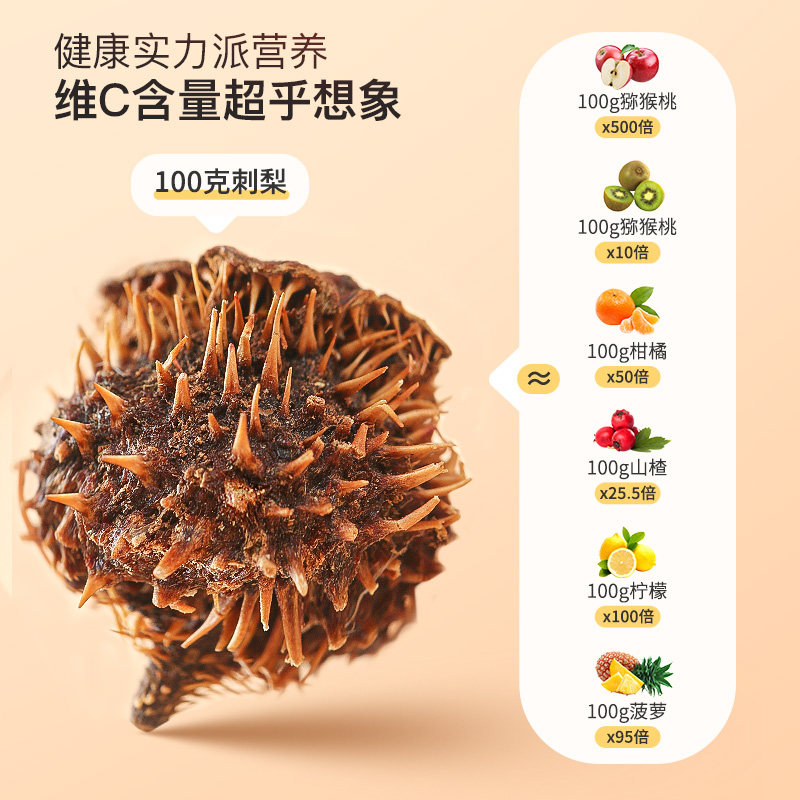 刺梨干:贵州特产后花园里的神奇果实,泡水养生新风尚🌟-刺梨-淘宝百科网