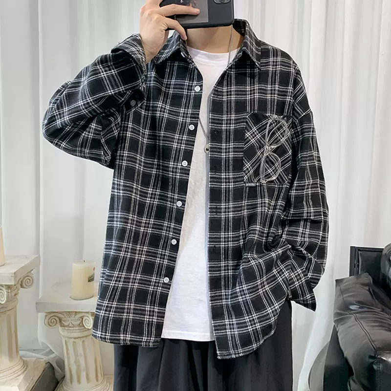 Retro shirt, oversize, size