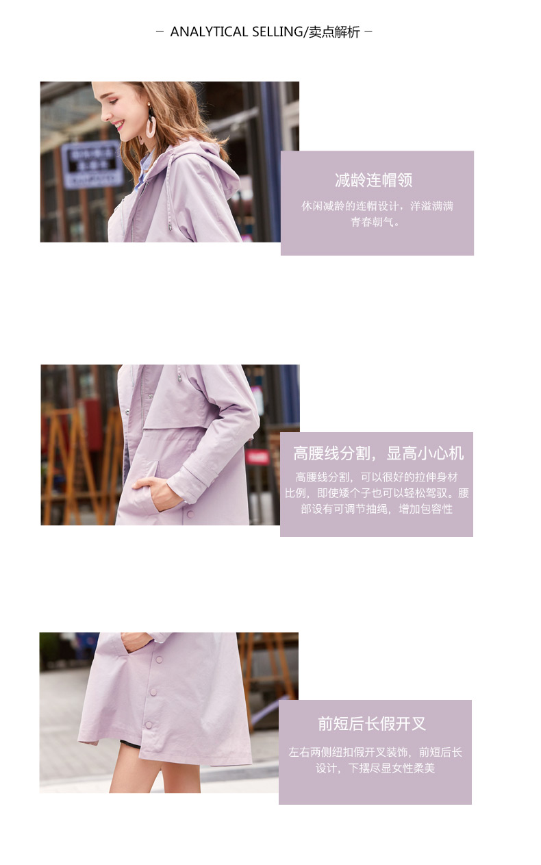 Trench pour femme en Coton en Coton - Ref 3227288 Image 23