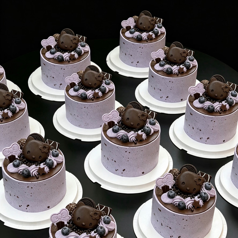 Internet-Famous Hello Kitty Finished Silicone Mold Bowknot Oreo Ferrero Chocolate Bean Cake Internet-Famous Hello Kitty Finished Silicone Mold Bowknot Oreo Ferrero Chocolate Bean Cake