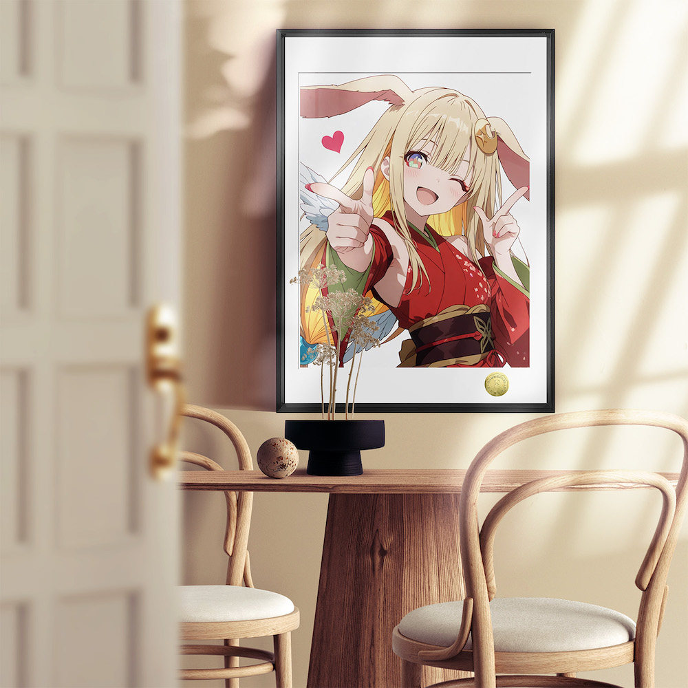 BOB代购现货 皇呱辉夜姬装饰画 顶流VTUBER艺术收藏_手办_淘宝游戏网