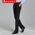 Hai chân nam trung niên quần kinh doanh phù hợp với mùa thu đông quần áo trung niên nam Suit phù hợp