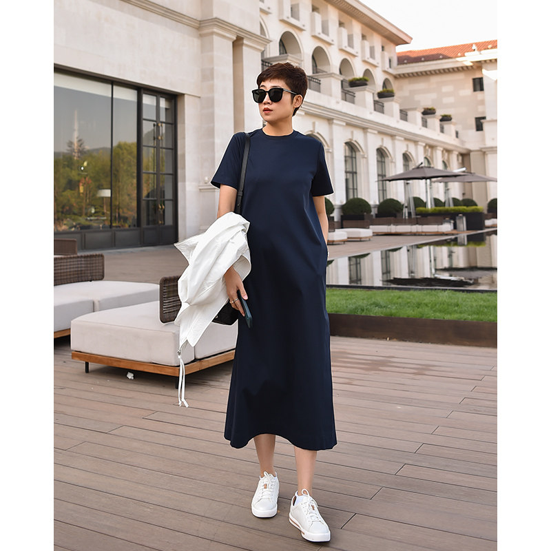 Wife taiyo Skirt Italian Style Haipie Wind Summer Leisure Short Sleeves No Sleeve Foreign Dress