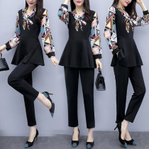 Fat Younger Sister Early Autumn 2020 Big Code Women Dress New Goddess Career Two Sets Fashion Famous Temperament Coverup Suits