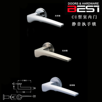 Japan best indoor silent mechanical door lock High-end residential villa hardcover indoor split door lock