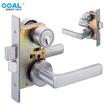 Original Japan GOAL P-LX-5NU security and fireproof handle lock AS LX imported universal split handle lock