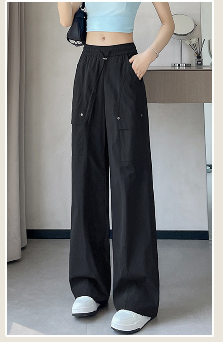 女童夏装工装裤薄款2026新款女孩大童休闲裤子青少年直筒裤夏季潮 — 11