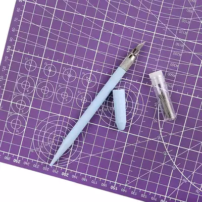 Just love Jiuyang carving knife rubber seal engraving pencil knife high carbon steel blade cutting board A4 pad scale plate