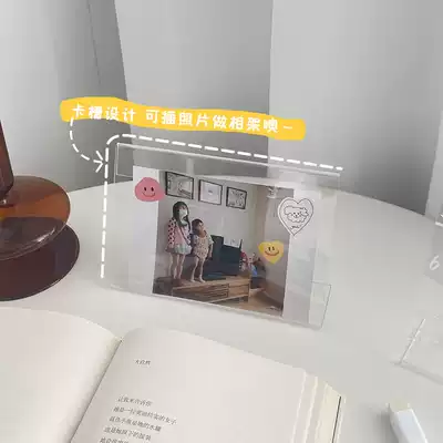 Acrylic writing board ins desktop decoration decoration can be used as photo frame message board TODO notes send whiteboard pen