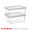 hộp bento giữ nhiệt Xóa kho lưu trữ hộp nhựa tủ lạnh lưu trữ hình chữ nhật tủ lạnh niêm phong tủ lạnh ăn trưa hộp hai mảnh phù hợp - Hộp cơm điện sưởi ấm ộp cơm giữ nhiệt inox 304