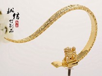 Thrush bird cage hook lark brass cage hook adhesive hook Brass Unicorn lion hook bird cage accessories