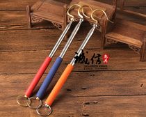 Copper hook stainless steel drawbar for pull-out bird cage hook painted eyebrow indigo red sub-embroidered lengthened hanging extension rod accessory