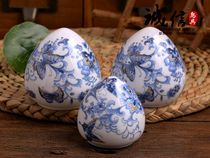 Thrush bird food bowl big chicken heart Cup thrush pot thrush bird food bowl Jingdezhen porcelain bowl bird food tank