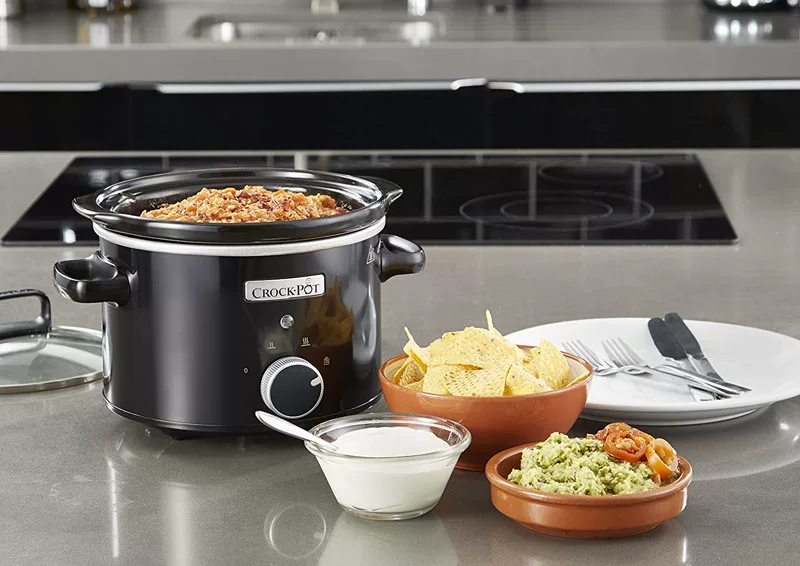 100% британский покупка импорт CROCK-POT CSC046 Ceramic Slow Stewed Pot Electric Stew Pot 2.4L точка