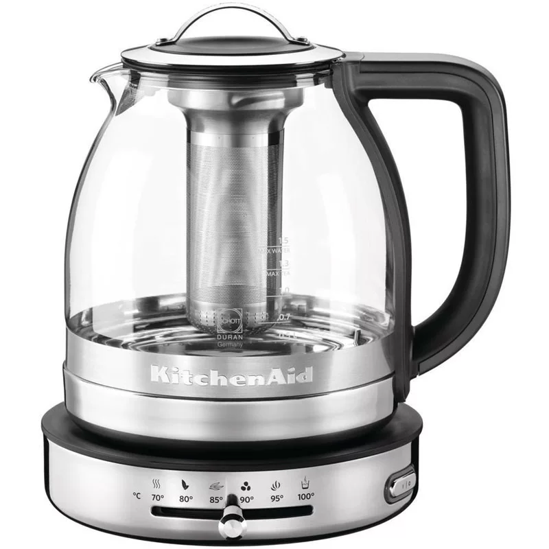 100% немецкий покупаемый импортированный Kitchenaid 5kek1322SS стеклянная электрическая чайник кофейник чайник вскипятить чайник