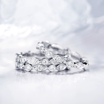 Zhongtan famous watch drill in my eyes only you 18K gold diamond guard ring watch Diamond row ring can be worn