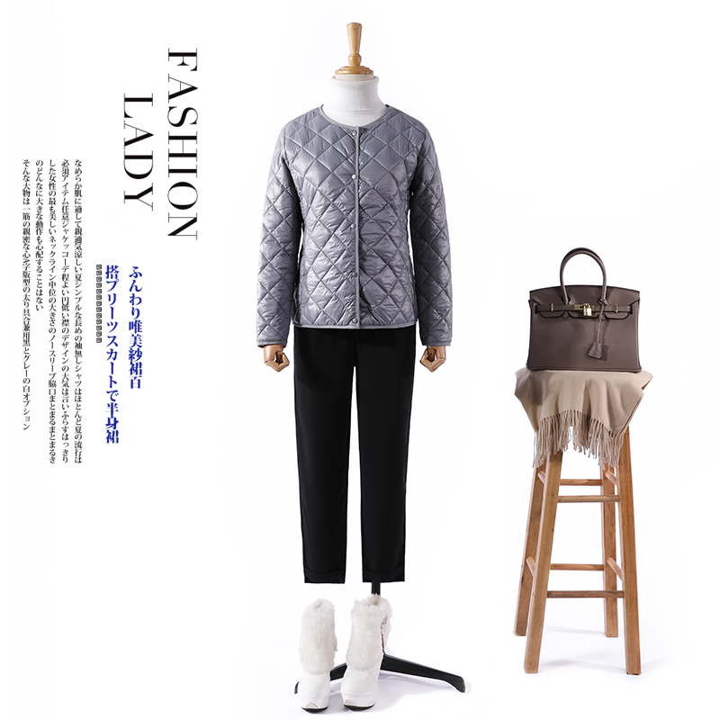 Áo cotton nữ 2018 mùa đông mới nhẹ mỏng lót cotton xuống ngắn phiên bản Hàn Quốc 200 kg áo khoác ấm cỡ lớn áo phao nữ dáng dài hàn quốc