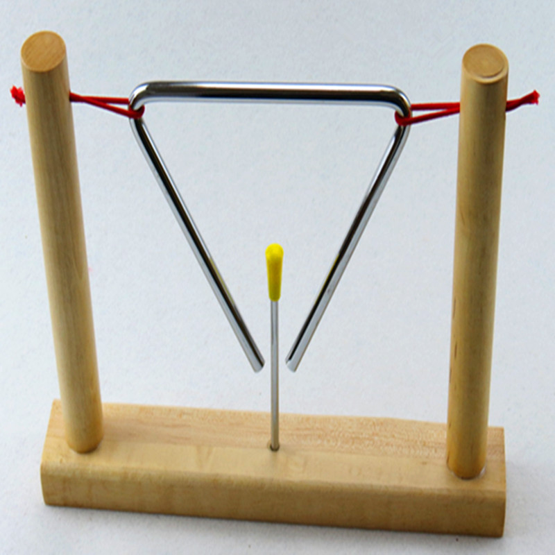 T6 frame triangle Suzuki Olve touch bell music teaching aids percussion instrument 6 inch with frame triangle iron