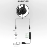 Sounds H58 Офисная гарнитура дискохона компьютер USB Hearset Pults Планшет английский сеть сеть класса