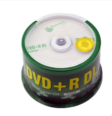 Банановый большой ёмкость CD-ремесло свадебное Глип DVD DVD+R DL 8.5g 8X D9 пустой картридж диск Печатает свой обложку диск