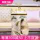 American modern light luxury style tissue box creative living room coffee table decoration dining table paper box Nordic household paper box