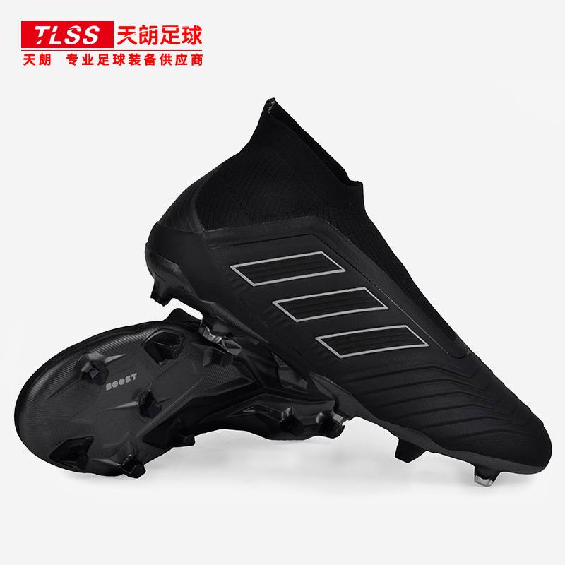 Bóng đá Tianlang Adidas PREDATOR 18+ FG móng tay dài cỏ thật chim ưng giày bóng đá nam DB2011 - Giày bóng đá
