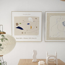 korea art Korea art niche ins wind Morandi color art poster Recommended self-supplies