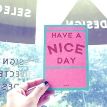 Have a nica day) French color matching super beautiful color matching chic small card photo props
