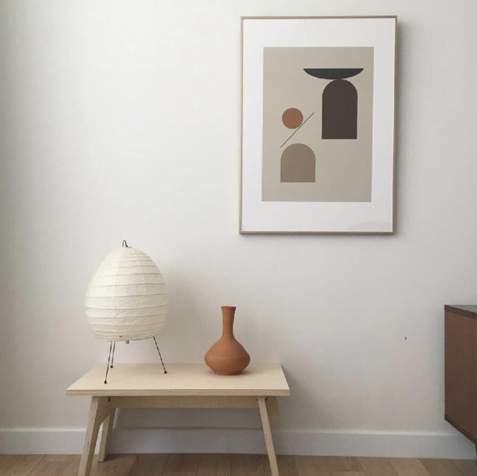 morandi danish designer gentle morandi color home decoration painting art poster a variety of recommendations