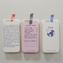 cute Korean cute solid color color strip Sticker Set 6 color recommended