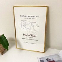 ) Picasso) in the first of the first The Picasso hand painted draft minimalist texture big card