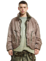 HAMCUS Geo-cargo quilted bomber jacket TM